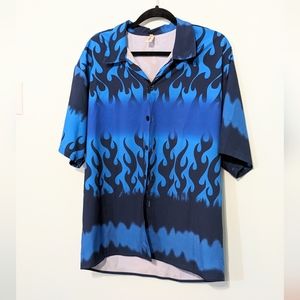 Blue flame shirt